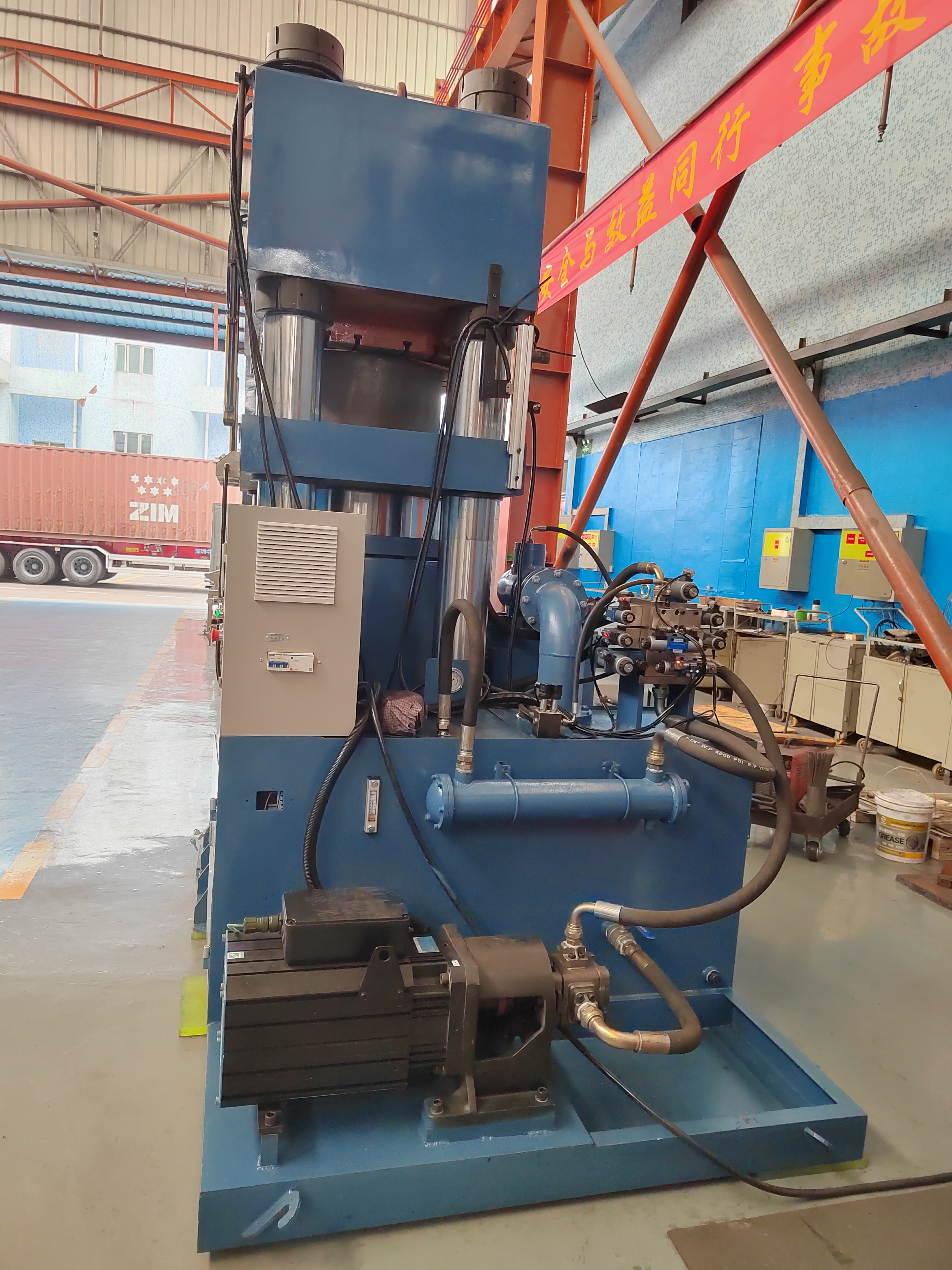 YSM-1000A (lower cylinder type hydraulic press)
