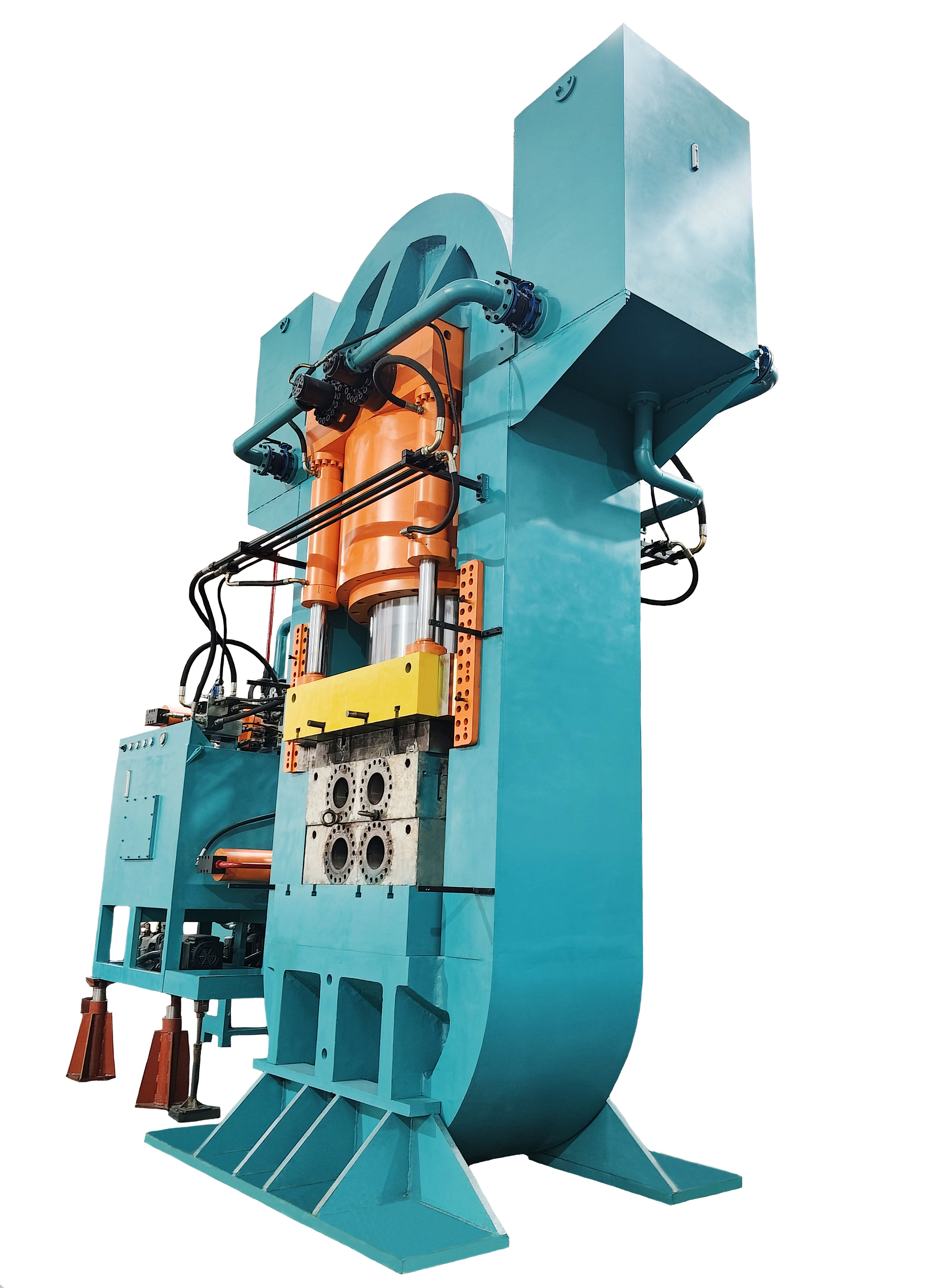 WDR-8000CS motorcycle wheel hub forging and forming wire winding hydraulic press