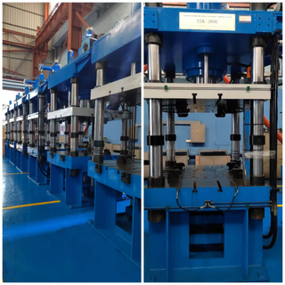 Heating water tank stretch forming production line