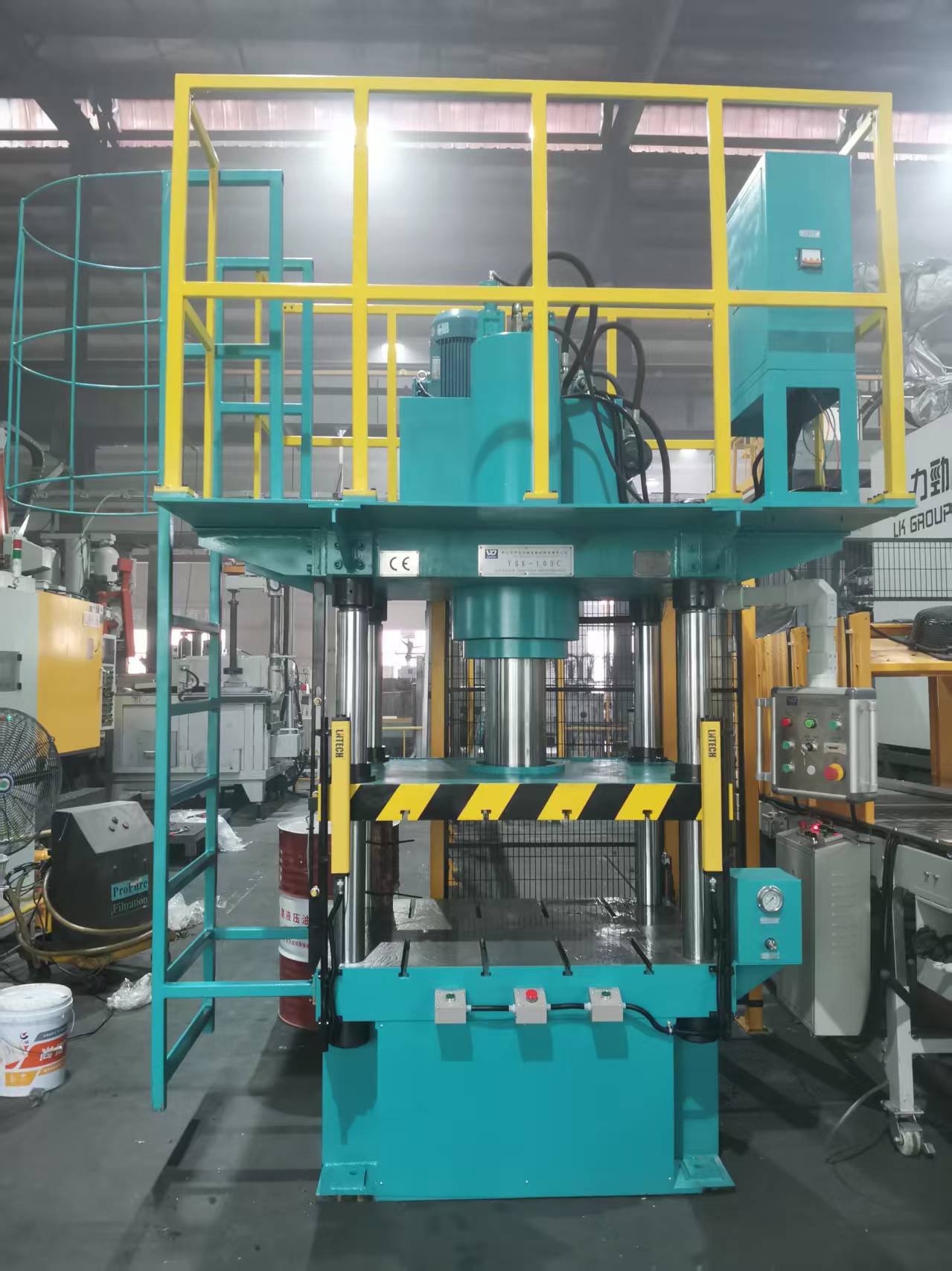 YSK-100C four-column hydraulic press