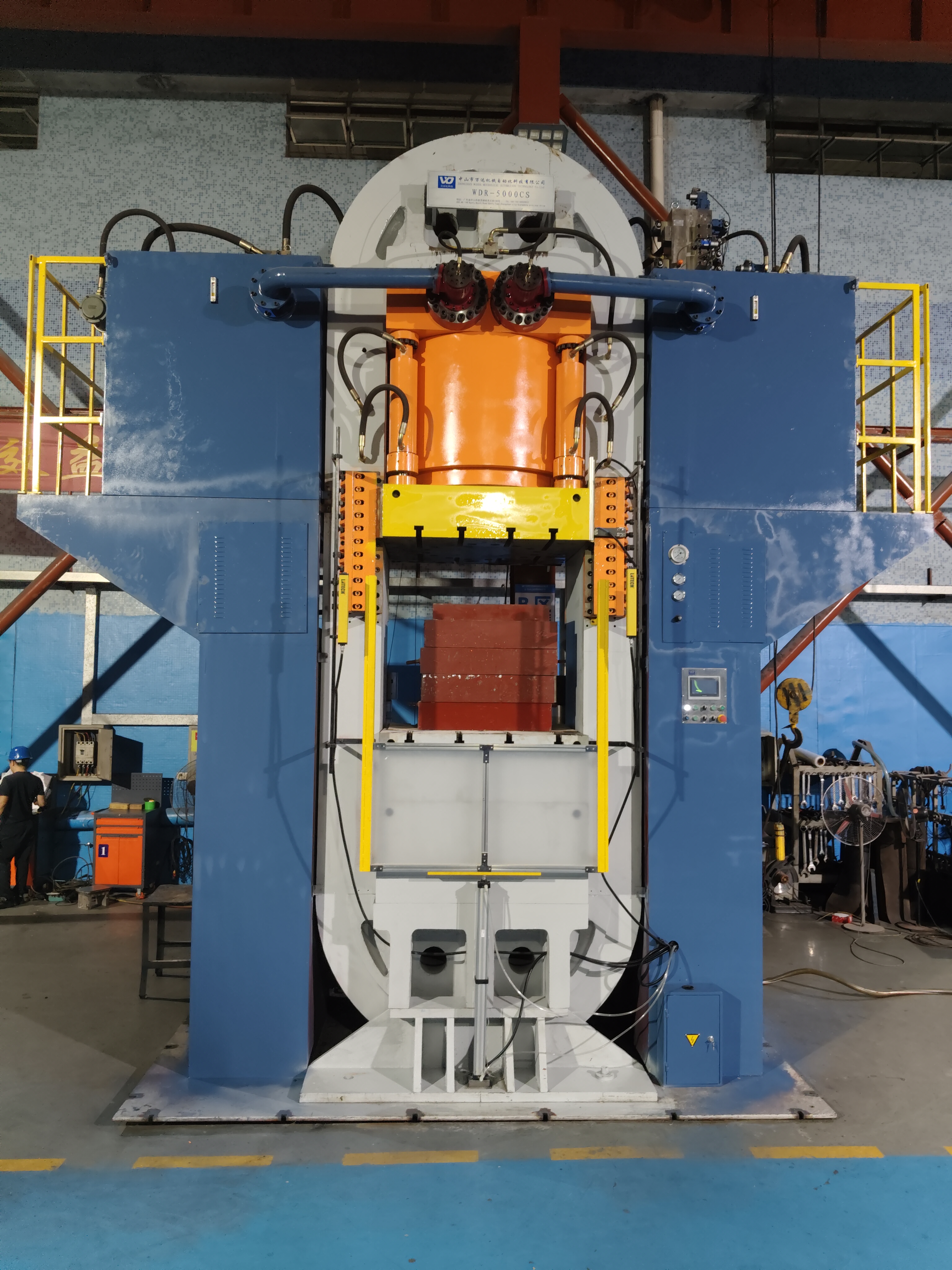 WDR-5000CS large ultra-high pressure wire winding hydraulic press (2)