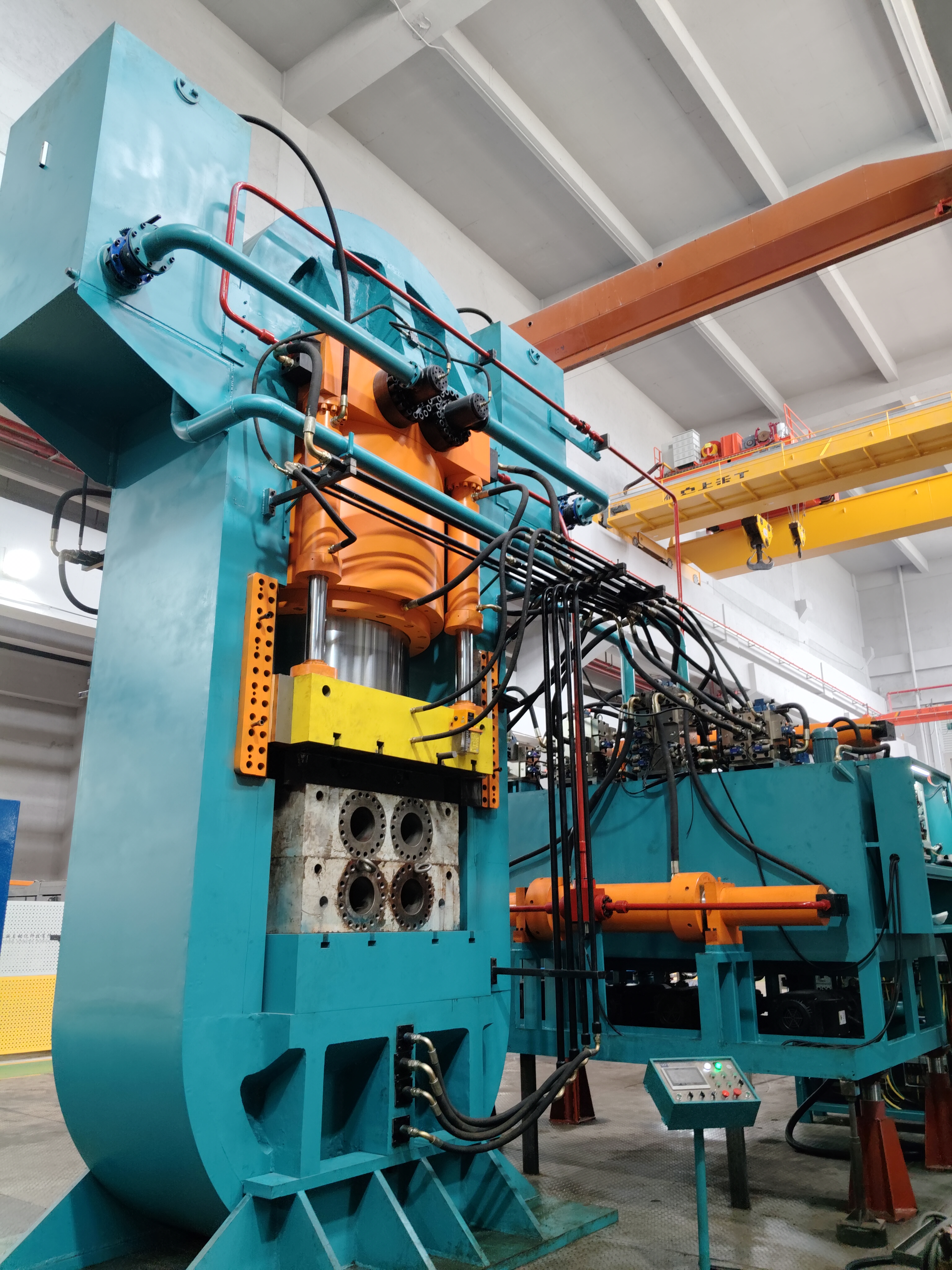 WDR-8000CS motorcycle wheel hub forging and forming wire winding hydraulic press
