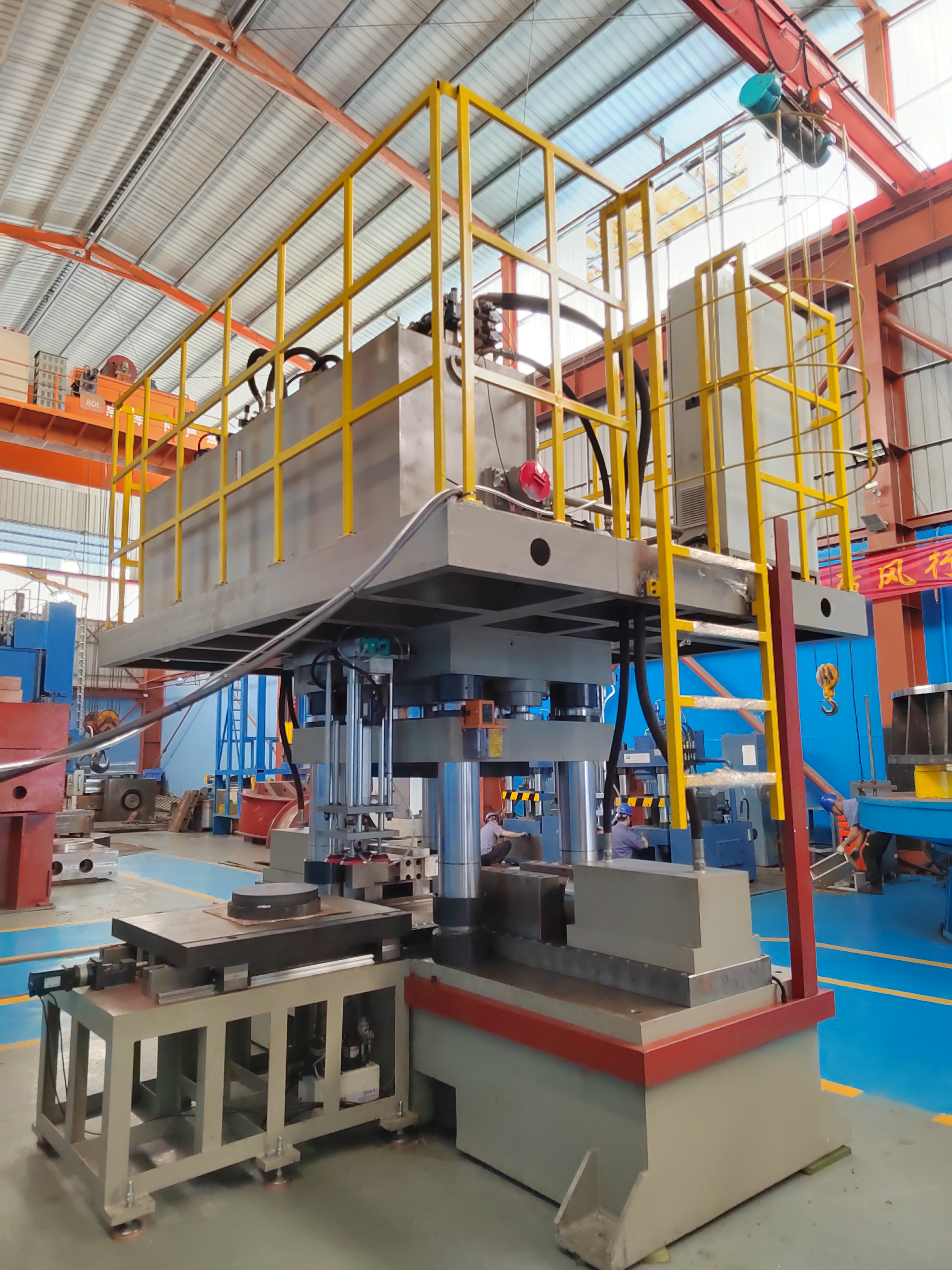 YF-1000CS double-sided belt-moving mold hydraulic press (servo precision tungsten steel powder forming hydraulic press)
