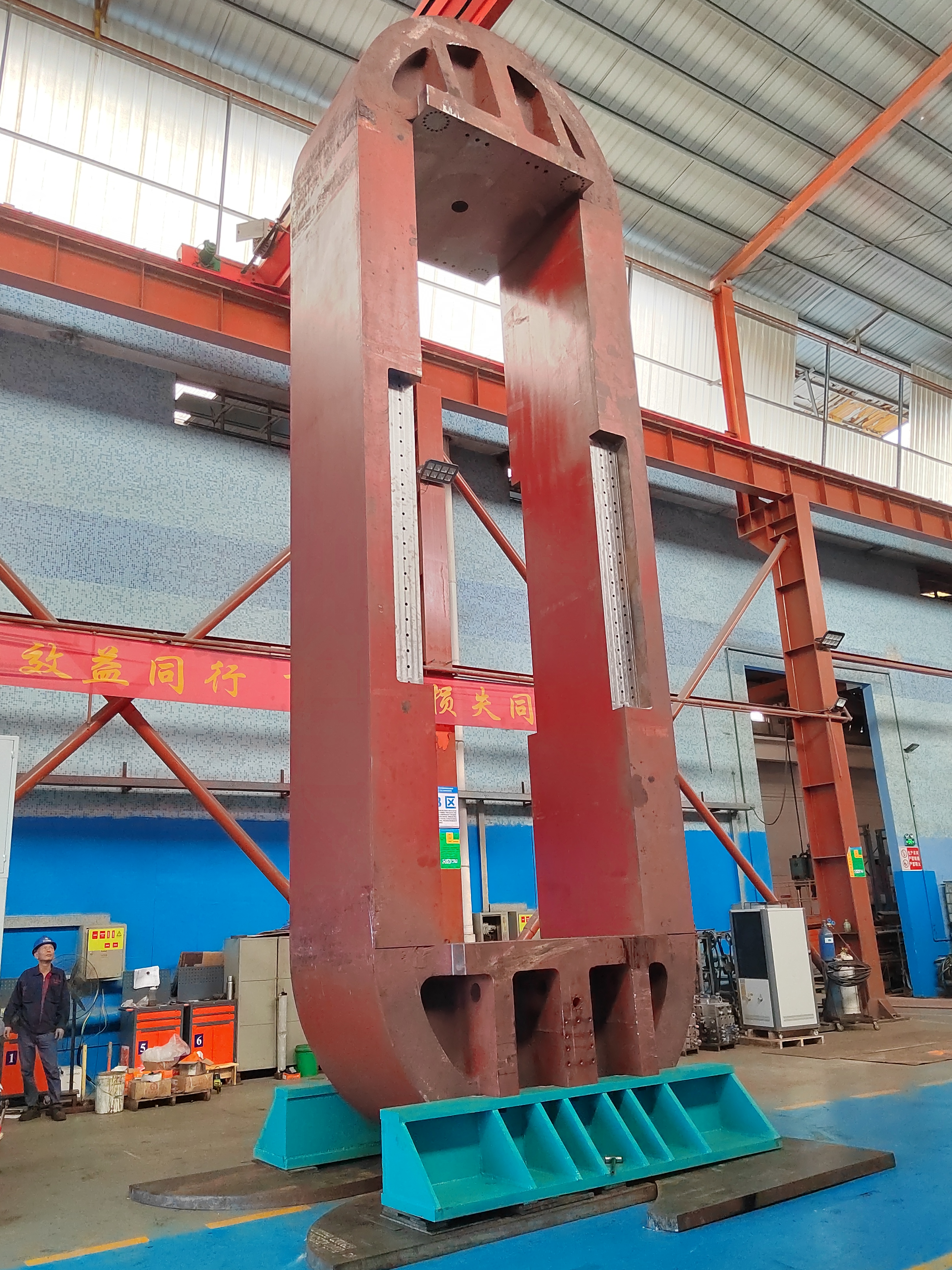 10,000 tons large ultra-high pressure steel wire winding hydraulic machine main frame