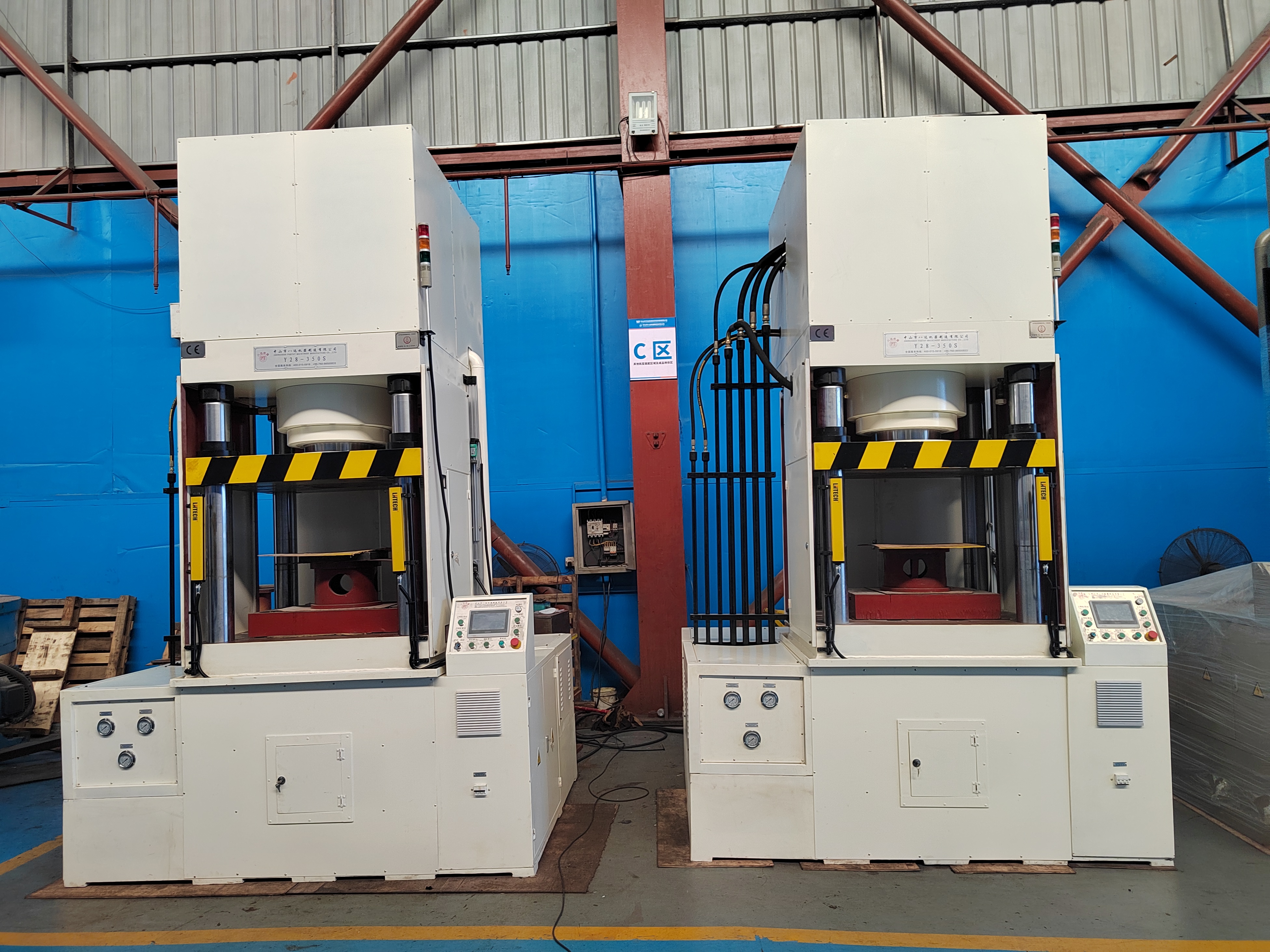 Y28-350S servo double-action stretching machine