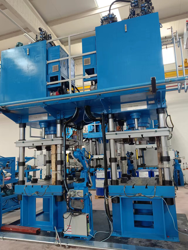 Heating water tank stretch forming production line