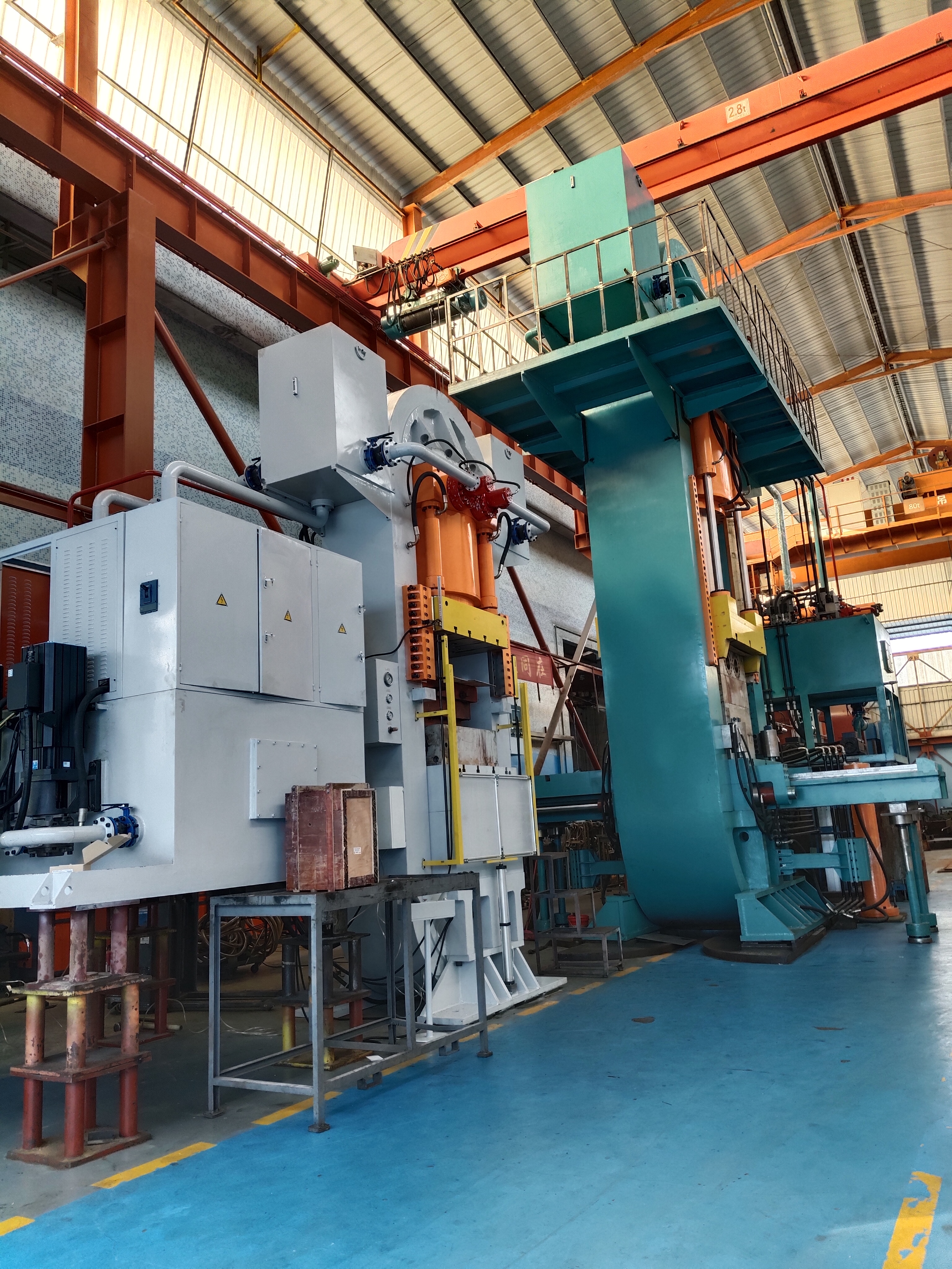 Zhongshan Wanda Machinery’s 10,000-ton ultra-high-pressure steel wire winding hydraulic press makes its grand debut