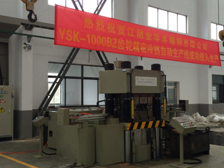 YSK-1000BZ gear precision cold extrusion fully automatic production line