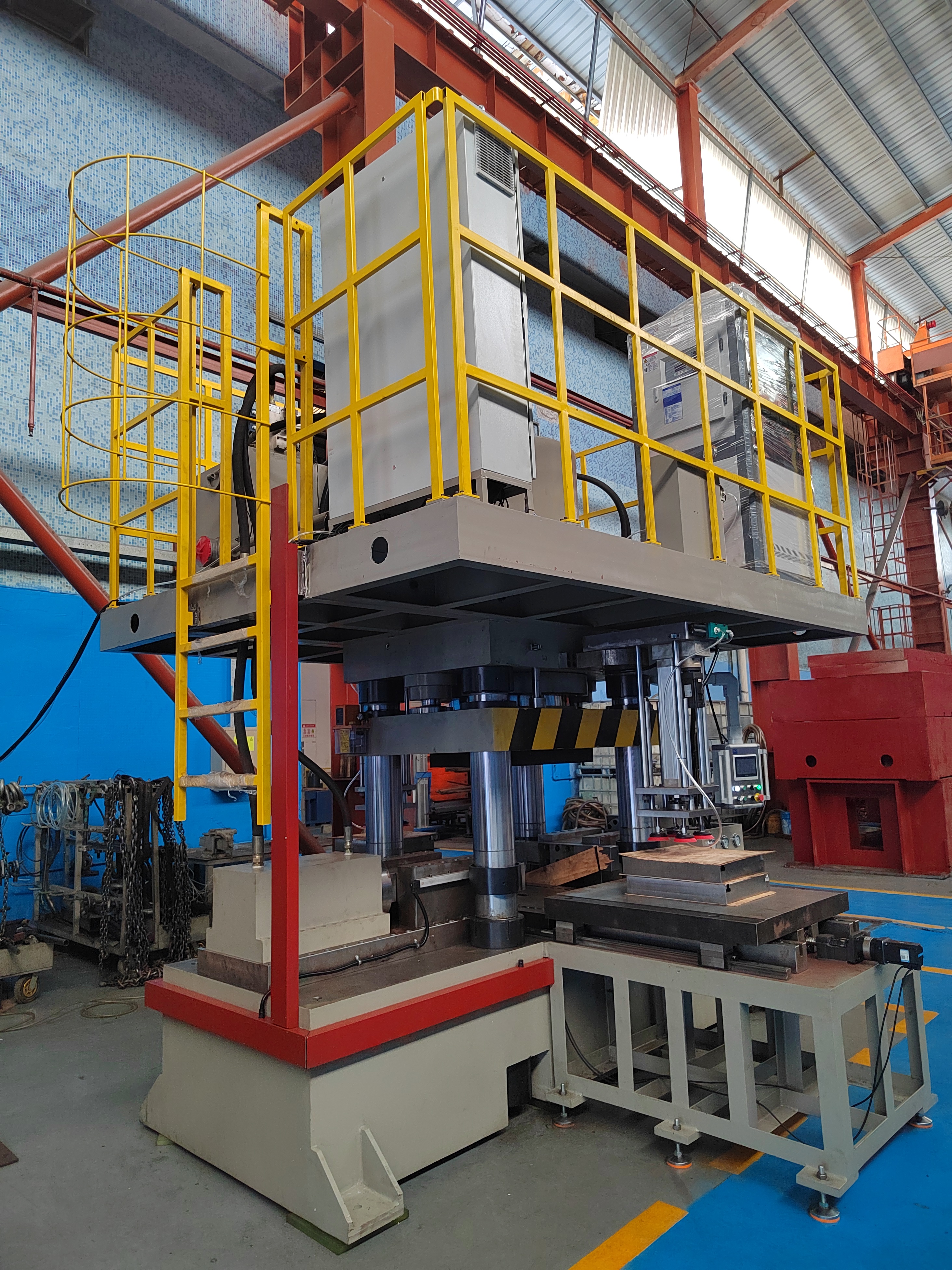 YF-1000CS double-sided belt-moving mold hydraulic press (servo precision tungsten steel powder forming hydraulic press)